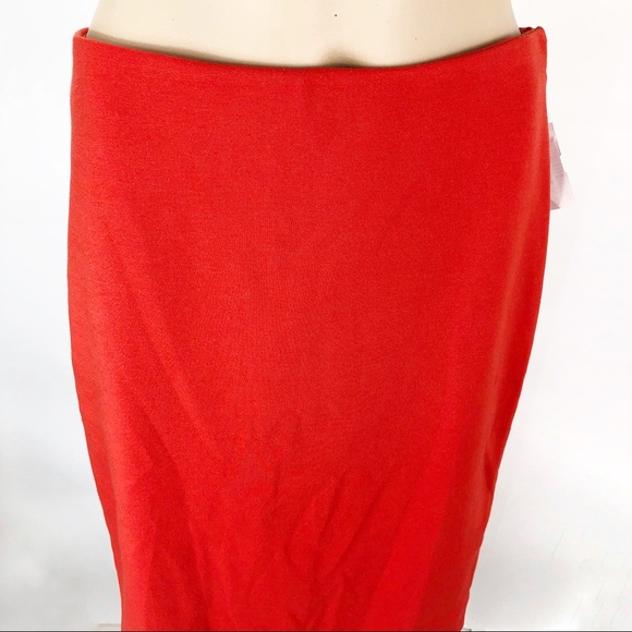 The Limited orange skirt size 4 (#26) - Picture 2 of 8